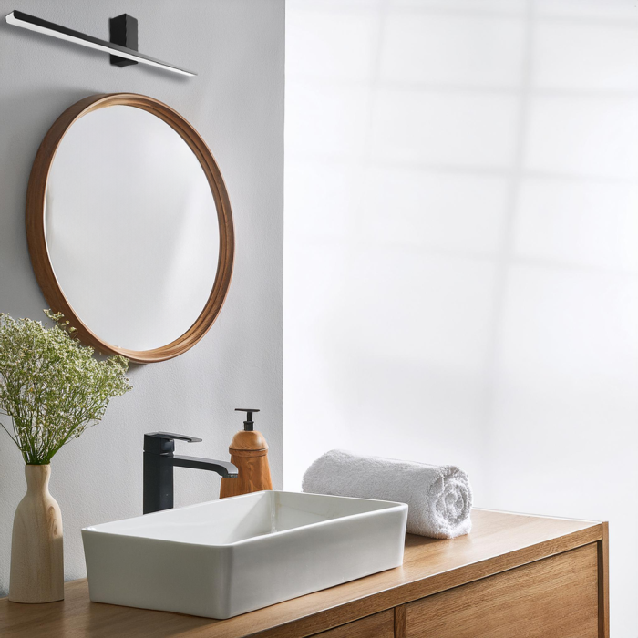 Aplica Milagro Artemis LED 13.8W 950Lm 4000K 230V Black Metal & Plastic IP44 [4]