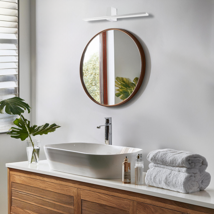 Aplica Milagro Artemis LED 13.8W 950Lm 4000K 230V Crom Metal & Plastic IP44 [4]