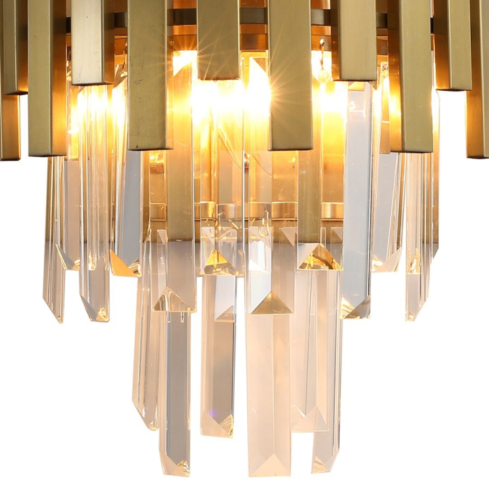 Aplică Milagro Aspen  2xE14 40W   230V/50Hz Gold Metal & Cristal IP20 [3]