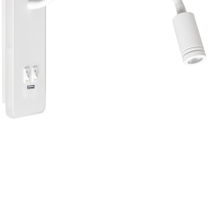 Aplica Milagro Base LED 8W.2W 630lm 4000K 230V White Metal & Acril IP20 [3]