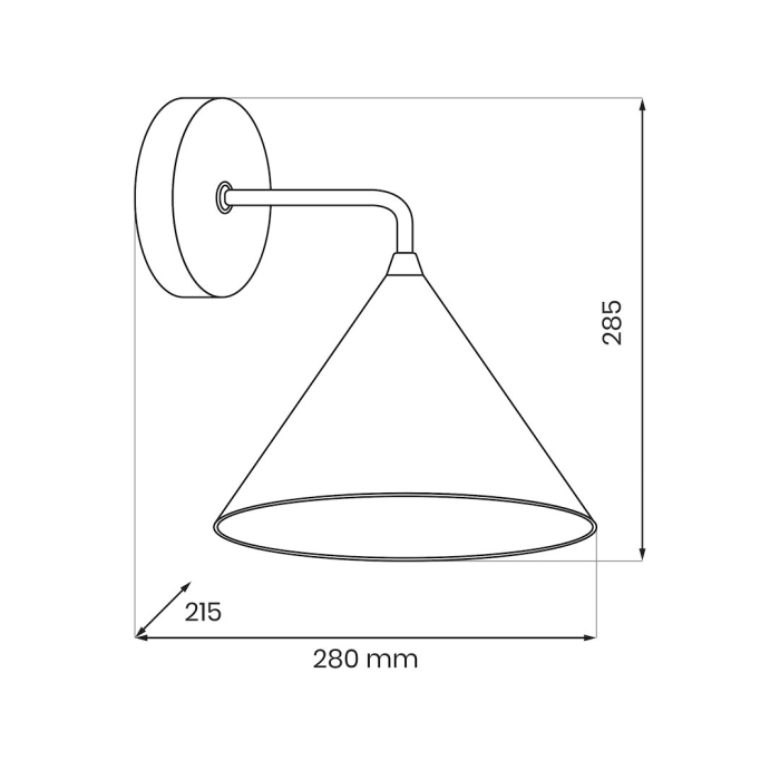 Aplica Milagro Capital  1xGX53   230V/50Hz Green Metal IP20 [9]