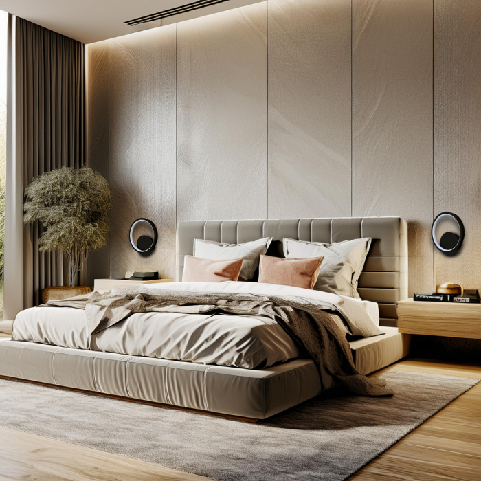 Aplica Milagro Hoop LED 7W  4000K 230V Black Metal & Plastic IP20 [3]