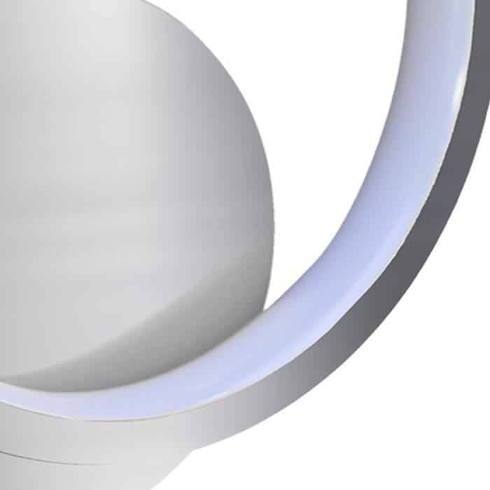 Aplica Milagro Hoop LED 7W  4000K 230V Crom Metal & Plastic IP20 [2]