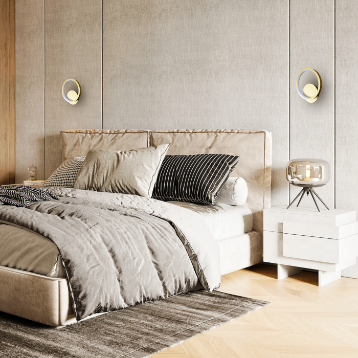 Aplica Milagro Hoop LED 7W  4000K 230V Gold Metal & Plastic IP20 [3]