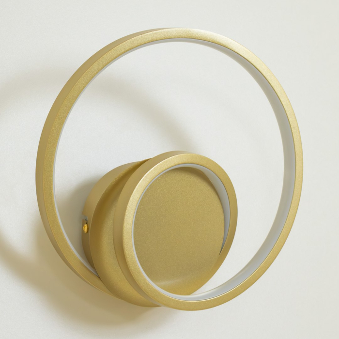 Aplica Milagro Lucero LED 13W 1000lm 4000K 230V Gold Metal & Plastic IP20 [6]