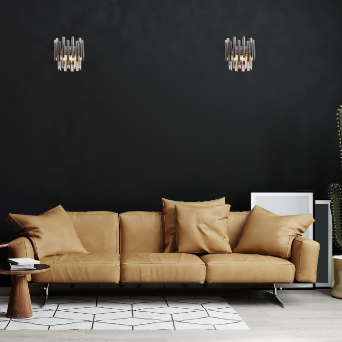 Aplică Milagro Madison  2xE14   230V/50Hz Chrome Metal & Cristal IP20 [5]