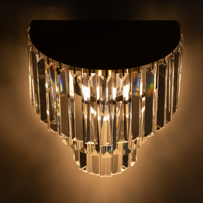 Aplică Milagro Milano  2xE14 max 40W   230V/50Hz Gold Metal & Cristal IP20 [5]