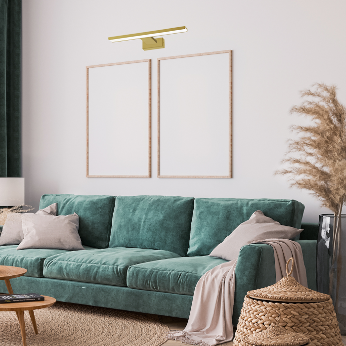 Aplica Milagro Pinto LED 7W 490 lm 3000K 230V Gold Metal & Plastic IP20 [4]