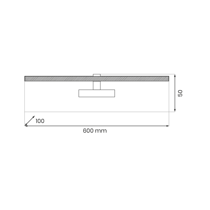 Aplica Milagro Prado LED 11W 880lm 3000K 230V Black Metal & Plastic IP20 [4]