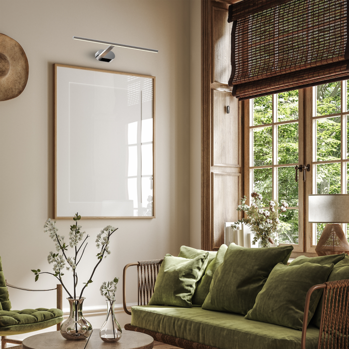 Aplica Milagro Prado LED 11W 880lm 3000K 230V Crom Metal & Plastic IP20 [2]