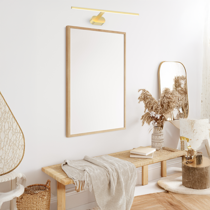 Aplica Milagro Prado LED 11W 880lm 3000K 230V Gold Metal & Plastic IP20 [2]