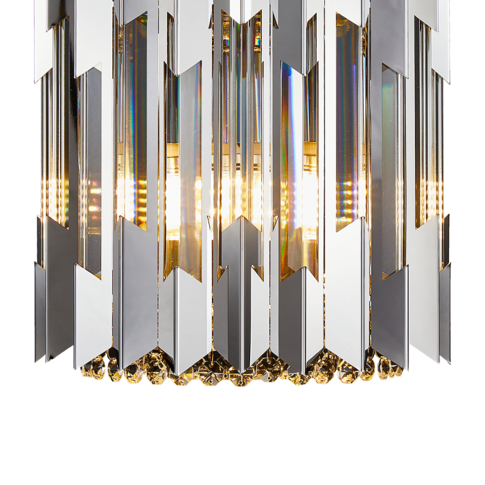 Aplică Milagro Ritz  2xE14 max 40W   230V/50Hz Chrome Metal & Cristal IP20 [2]