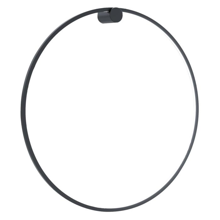 Aplica Milagro Saturno LED 46W 2500lm 4000K 230V Black Aluminiu & Plastic IP44 [5]