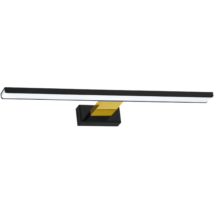 Aplica Milagro Shine LED 13.8W 966lm 4000K 230V Black Metal & Acril IP44 [5]