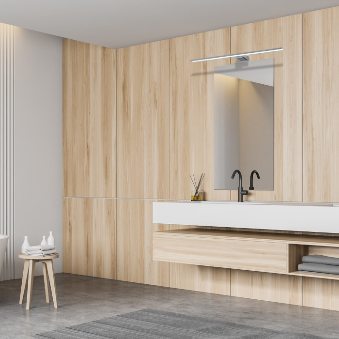 Aplica Milagro Shine LED 15W 1050lm 4000K 230V Crom Metal & Acril IP44 [3]