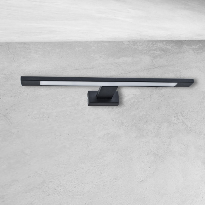 Aplica Milagro Shine LED 7W 490lm 4000K 230V Black Metal & Acril IP44 [6]