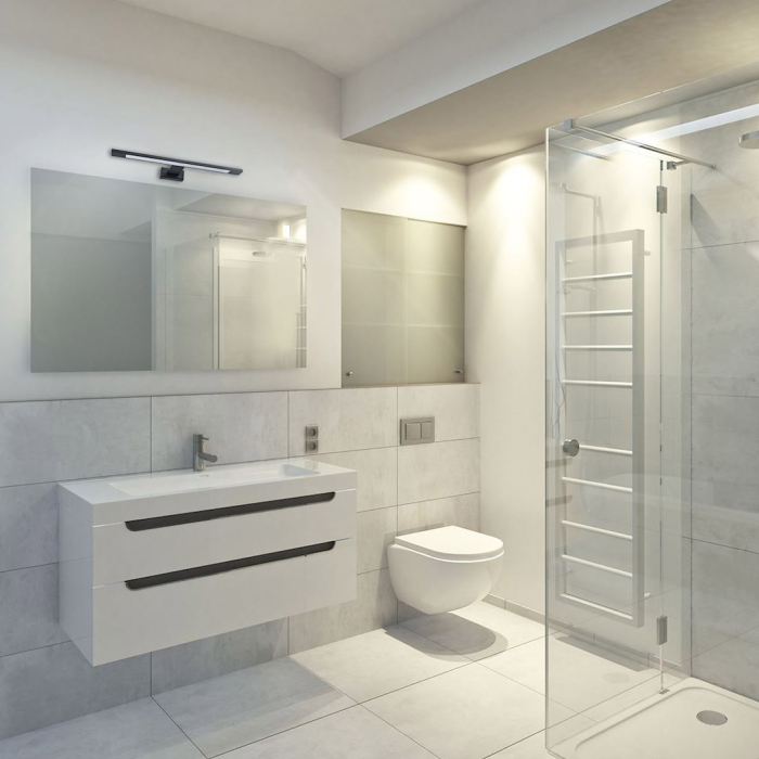 Aplica Milagro Shine LED 7W 490lm 4000K 230V Black Metal & Acril IP44 [5]