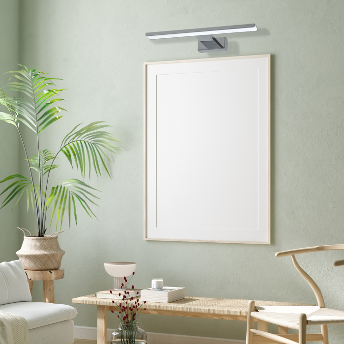 Aplica Milagro Shine LED 7W 490lm 4000K 230V Crom Metal & Acril IP44 [3]