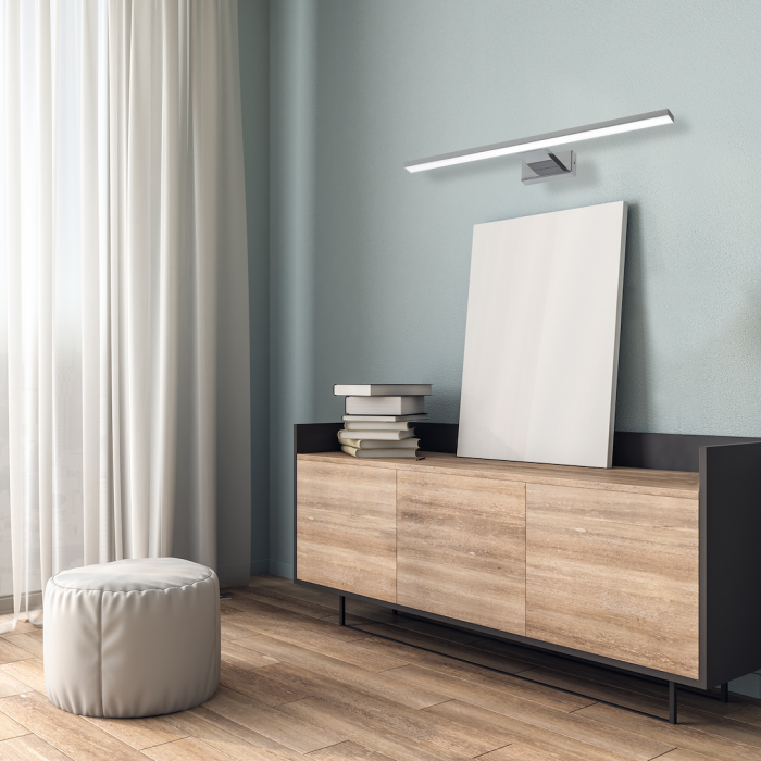 Aplica Milagro Shine LED 7W 490lm 4000K 230V Crom Metal & Acril IP44 [3]