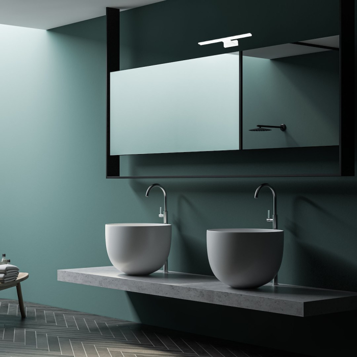 Aplica Milagro Shine LED 7W 490lm 4000K 230V White Metal & Acril IP44 [5]