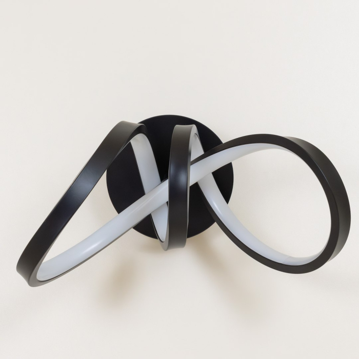 Aplica Milagro Tesoro LED 15W 1200lm 4000K 230V Black Metal & Plastic IP20 [5]