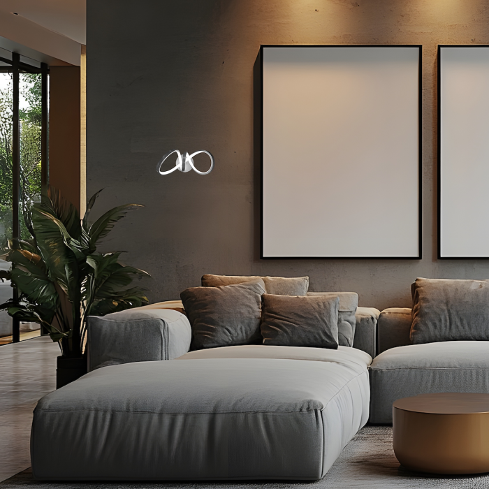 Aplica Milagro Tesoro LED 15W 1200lm 4000K 230V Crom Metal & Plastic IP20 [5]