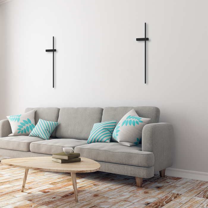 Aplica Milagro Vision LED 12W 1280lm 3000K 230V Black Metal & Plastic IP20 [2]