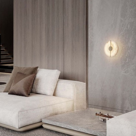 Aplica Nova Luce Aider, alama, LED, 12W, 694 lumeni, alb cald 3000K, D.20 cm, 9019745 [2]