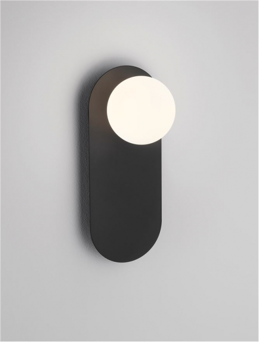 Aplica Nova Luce BLOB 9006092 G9 1x5W    Sandy Black Steel   IP20 [6]