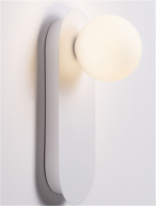 Aplica Nova Luce BLOB 9006093 G9 1x5W    Sandy White Steel   IP20 [6]