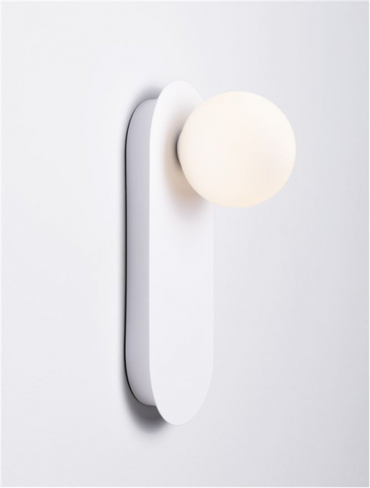 Aplica Nova Luce BLOB 9006093 G9 1x5W    Sandy White Steel   IP20 [3]
