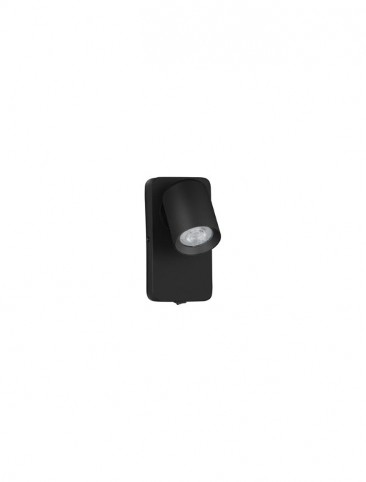 Aplica Nova Luce COSMINA 9011338 GU10 1x10W    Sandy Black Aluminium  IP20 [2]
