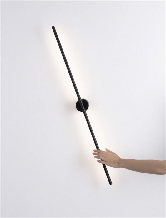 Aplica Nova Luce CRETEL 9172871 LED 15W 3000K 372lm Sandy Black Aluminium  IP44 [7]