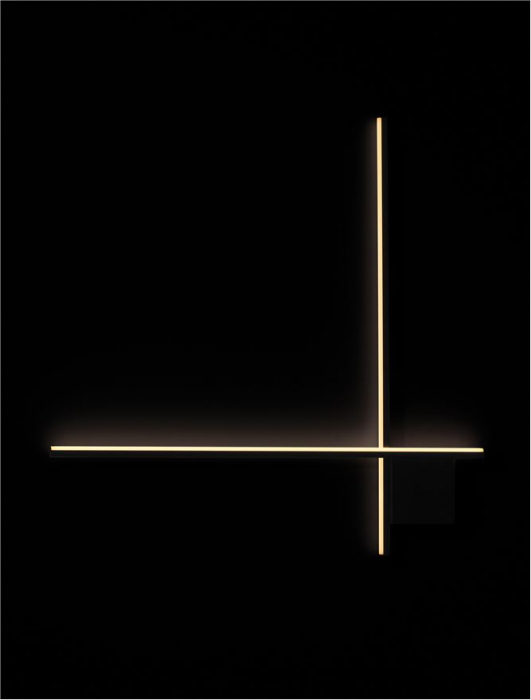 Aplica Nova Luce CROSS 9006086 LED 21W 2700K 1359lm Sandy Black Aluminium Triac Dimmable IP20 [7]