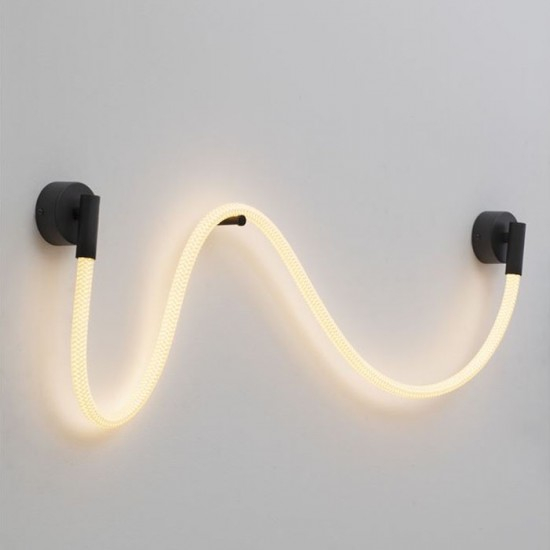 Aplica Nova Luce Ilane, negru, LED, 12W, 600 lumeni, alb cald 3000K, 9780102 [3]