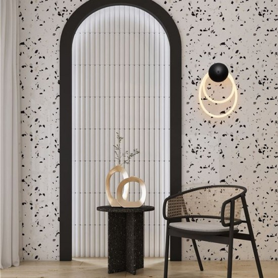 Aplica Nova Luce Ilane, negru, LED, 16W, 800 lumeni, alb cald 3000K, 9780100 [2]