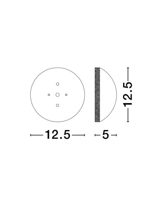 Aplica Nova Luce IONA 9030740 LED 3W 3000K 184lm Sandy White Aluminium   IP20 [10]