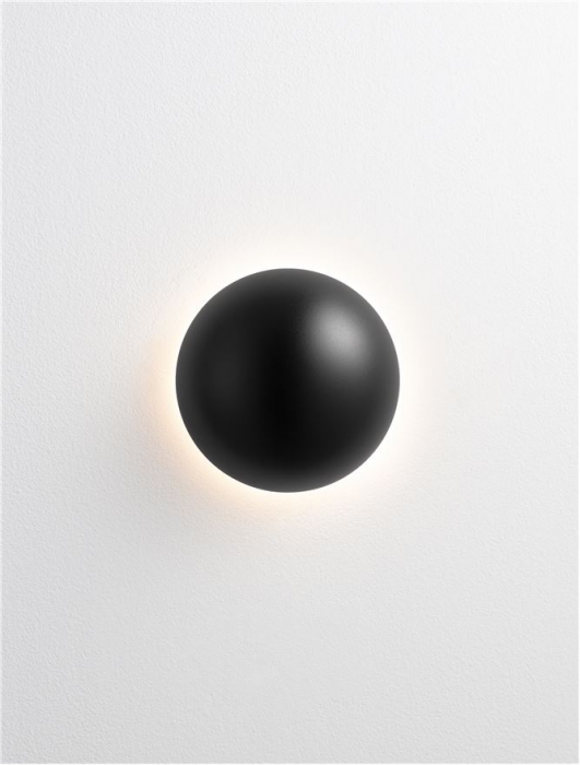Aplica Nova Luce IONA 9030741 LED 3W 3000K 119lm Sandy Black Aluminium  IP20 [6]