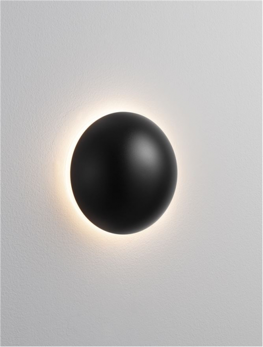 Aplica Nova Luce IONA 9030741 LED 3W 3000K 119lm Sandy Black Aluminium  IP20 [9]