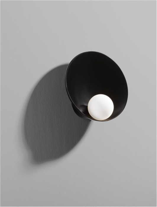 Aplica Nova Luce MINIM 9006091 G9 1x5W    Sandy Black Steel & Opal Glass   IP20 [7]