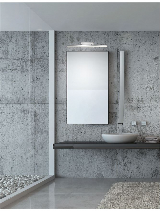 Aplica Nova Luce MODENA LED 12W 874lm 3000K Chrome Aluminium & Acrylic  IP20 [4]