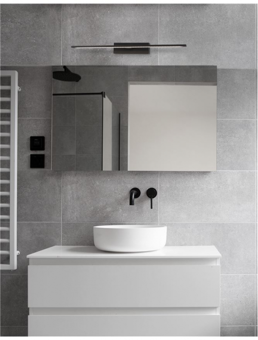 Aplica Nova Luce MONDRIAN LED 20W 1615lm 3000K Sandy Black Aluminium & Acrylic IP20 [3]