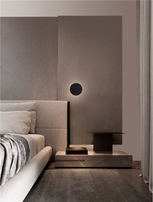 Aplica Nova Luce NANO 9540248 Sandy Black Aluminium LED 9W 291lm 3000K IP20 [2]