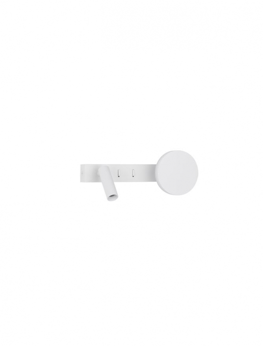 Aplica Nova Luce NOIMA 9540256 Sandy White Aluminium & Steel LED 9W 543lm 3000K IP20 [1]
