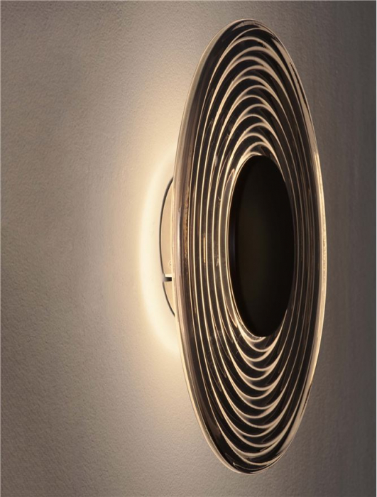 Aplica Nova Luce NOUS 9236498 Black Nickel & Smoky Glass LED 8W 72lm 3000K IP20 [6]