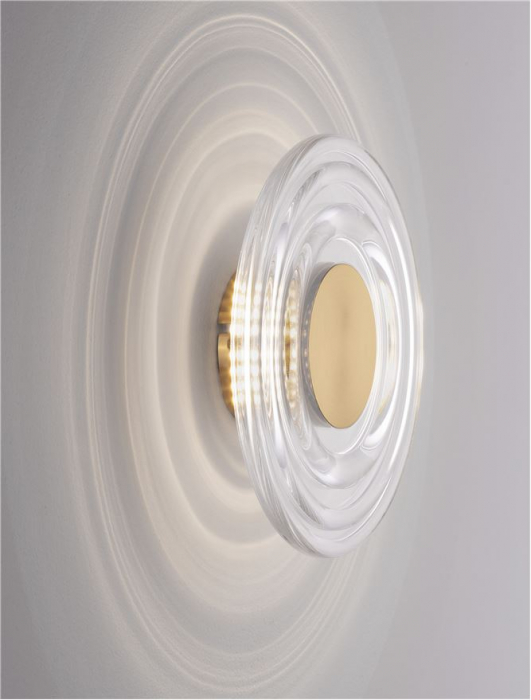 Aplica Nova Luce ONRID 9030654 LED 5W 3000K 620lm Gold Aluminium & Acrylic  IP20 [7]