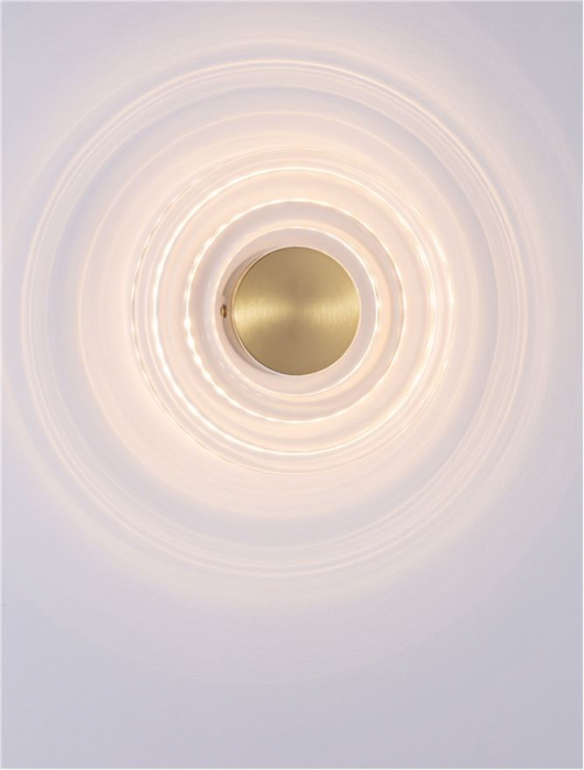 Aplica Nova Luce ONRID 9030654 LED 5W 3000K 620lm Gold Aluminium & Acrylic  IP20 [4]