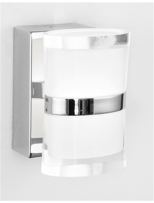 Aplica Nova Luce SABIA LED 10W 1026lm 3000K Chrome Aluminium & Acrylic  IP20 [3]