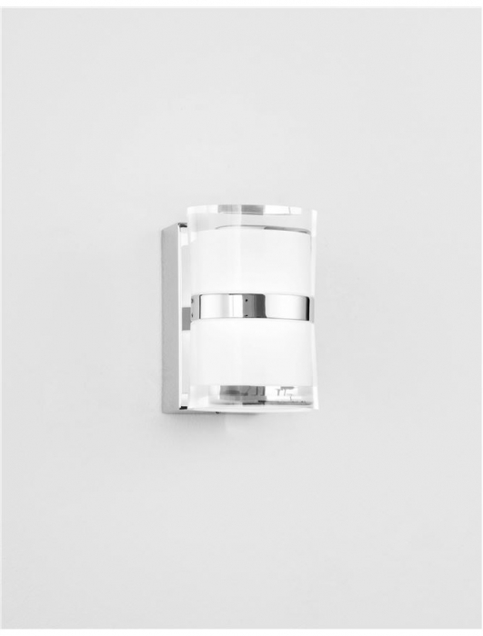 Aplica Nova Luce SABIA LED 10W 1026lm 3000K Chrome Aluminium & Acrylic  IP20 [2]