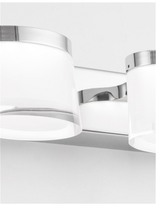 Aplica Nova Luce SABIA LED 15W 1539lm 3000K Chrome Aluminium & Acrylic  IP20 [4]